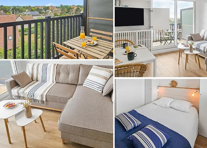 Apartman South-facing Terrace, Direct Access Cabourg